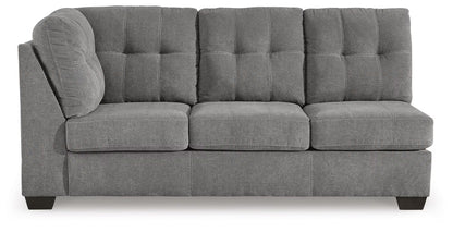 Marleton 2PC Sectional & Oversized Accent Ottoman Set