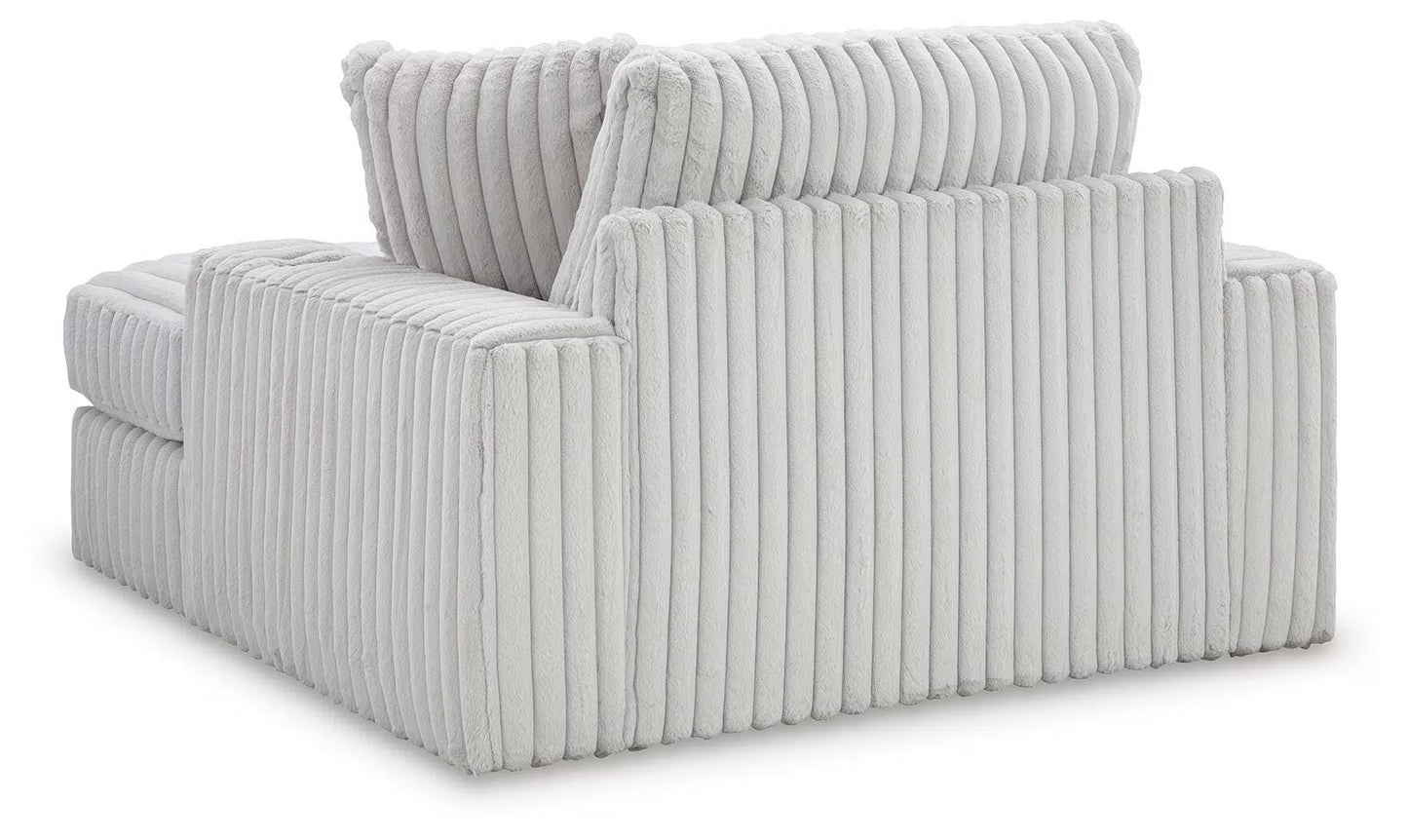 Stupendous 4PC Sectional & Oversized Accent Ottoman Set