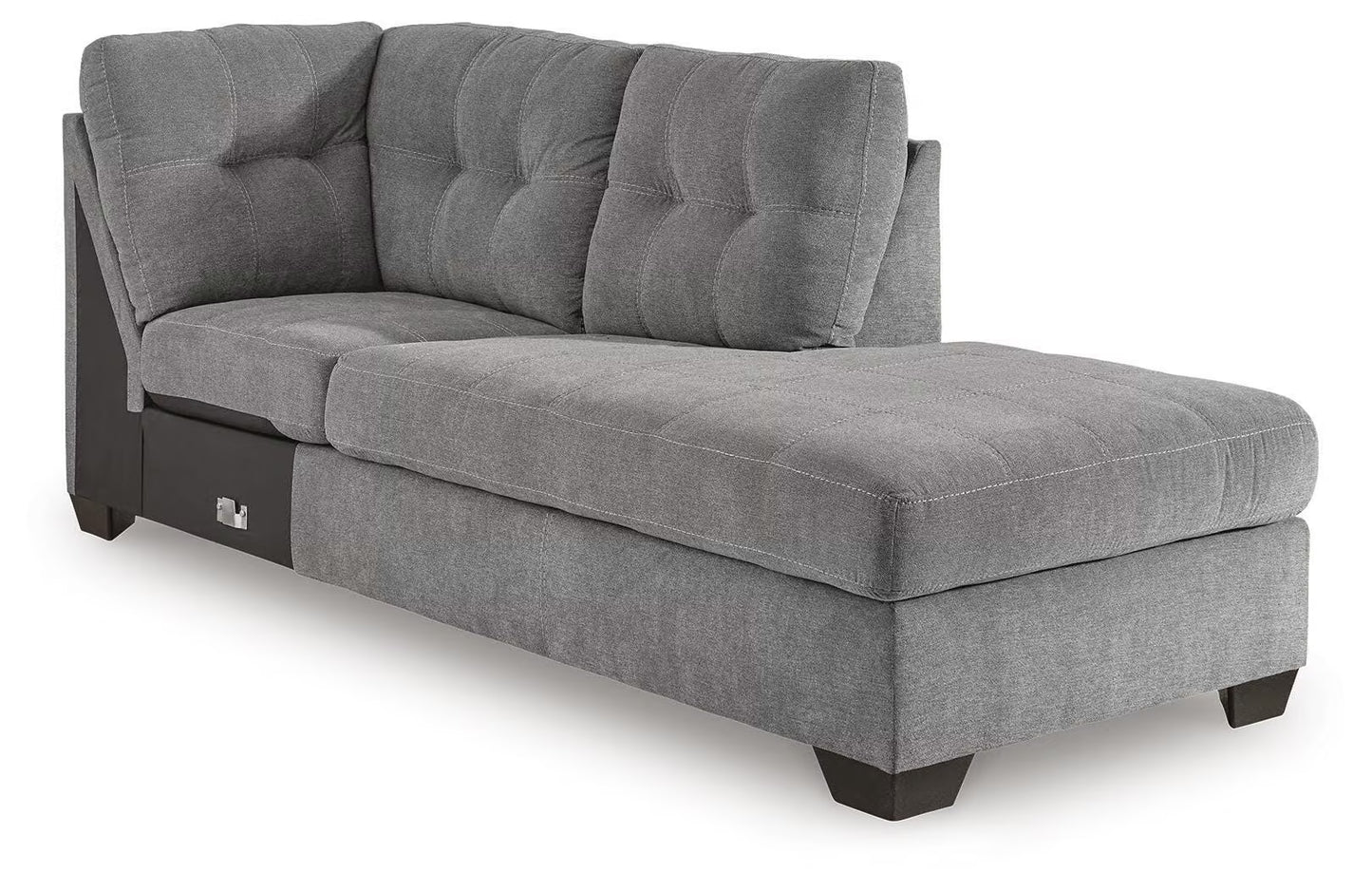 Marleton 2PC Sectional & Oversized Accent Ottoman Set