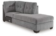 Marleton 2PC Sectional & Oversized Accent Ottoman Set