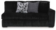 Midnight-Madness 4PC Sectional & Ottoman Set