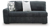 Midnight-Madness Charcoal 3PC Sectional with Chaise Set
