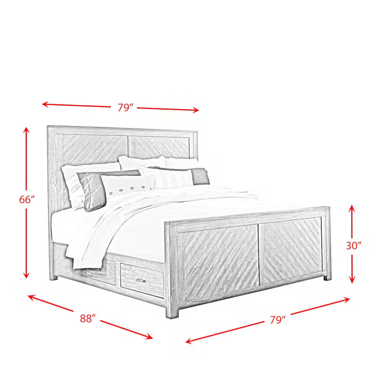 Jax King Platform Storage 3PC Bedroom Set