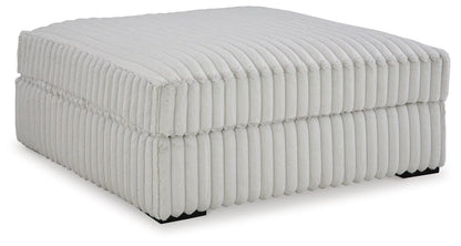 Stupendous 3-Piece Sectional & Oversized Accent Ottoman Set