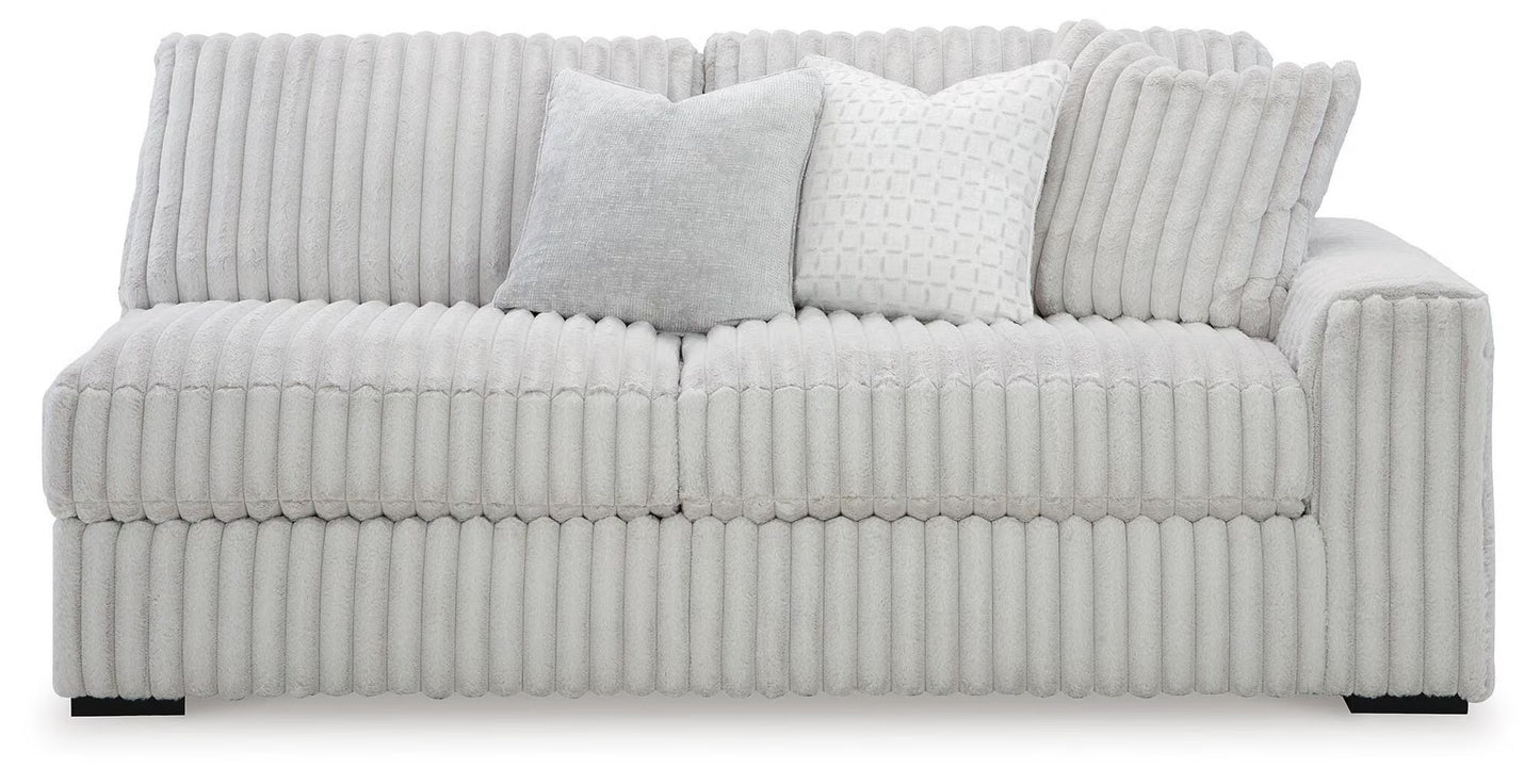 Stupendous 3-Piece Sectional & Oversized Accent Ottoman Set