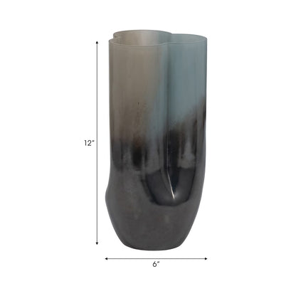 Hartonpark Blue Glass Vase 12" (in)
