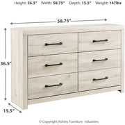Cambeck King Panel Bed, Dresser and 2 Nightstands
