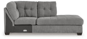 Marleton 2PC Sectional & Oversized Accent Ottoman Set