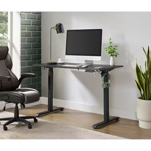 Oakland Adjustable Desk in Black