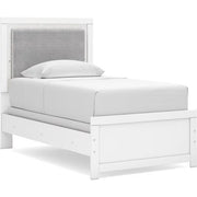 Raechalla Twin Upholstered Panel Bed