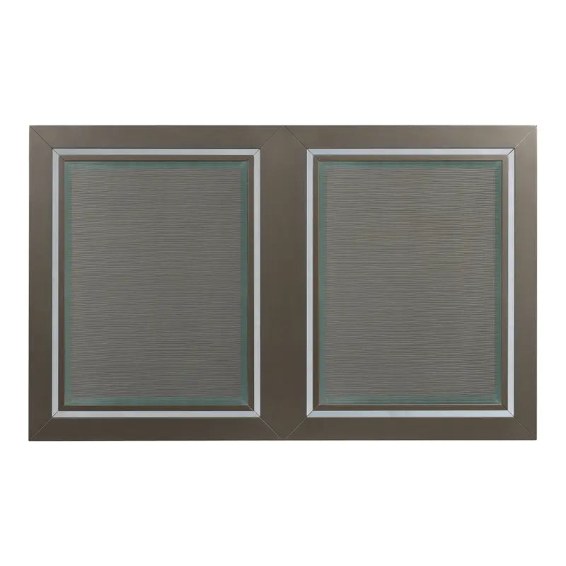 14.5 Dining Table Metallic Copper/Glass