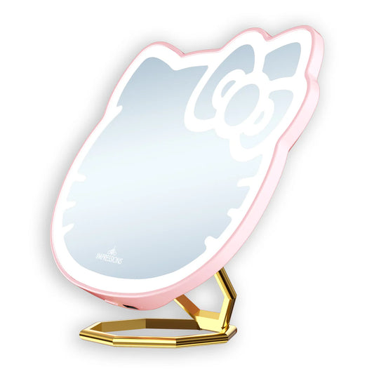 Espejo de bolsillo con soporte de aro de Hello Kitty®