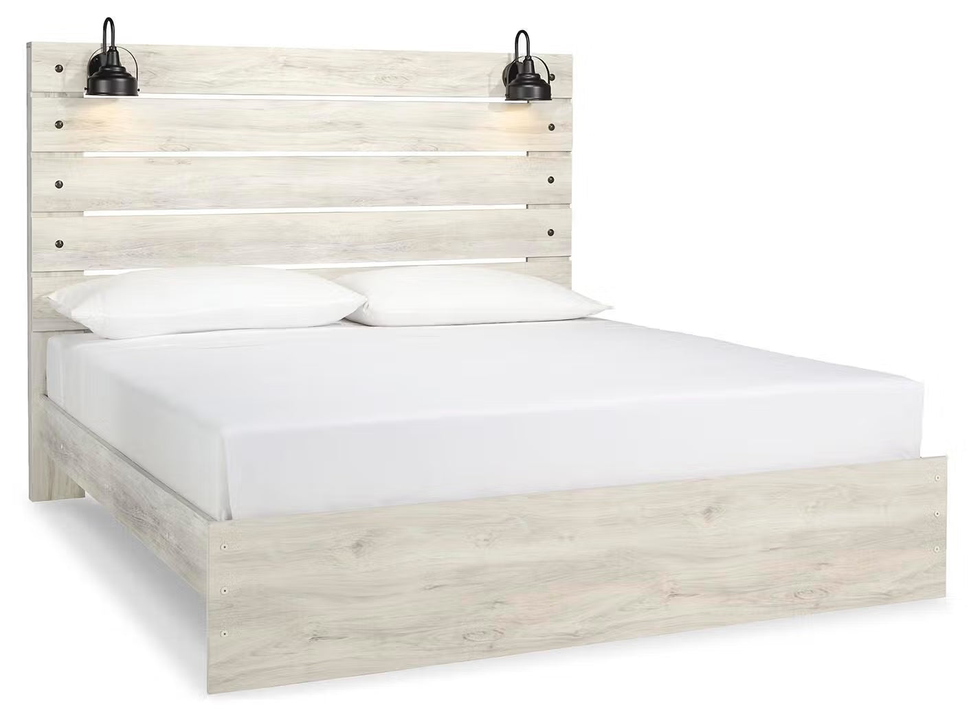 Cambeck Panel 6PC Bedroom Set with 2 Nightstands