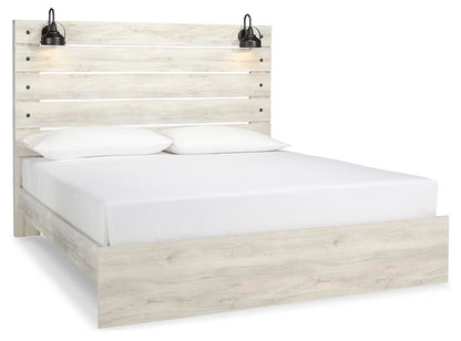Cambeck Panel 6PC Bedroom Set with 2 Nightstands