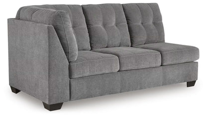 Marleton 2PC Sectional & Oversized Accent Ottoman Set