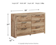 Hyanna Panel Bed 5PC Bedroom Set
