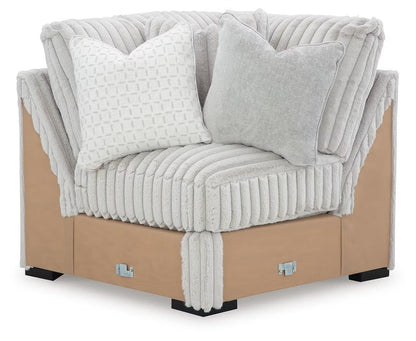 Stupendous 3-Piece Sectional & Oversized Accent Ottoman Set