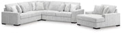 Stupendous 3PC Sectional & Oversized Chaise Set
