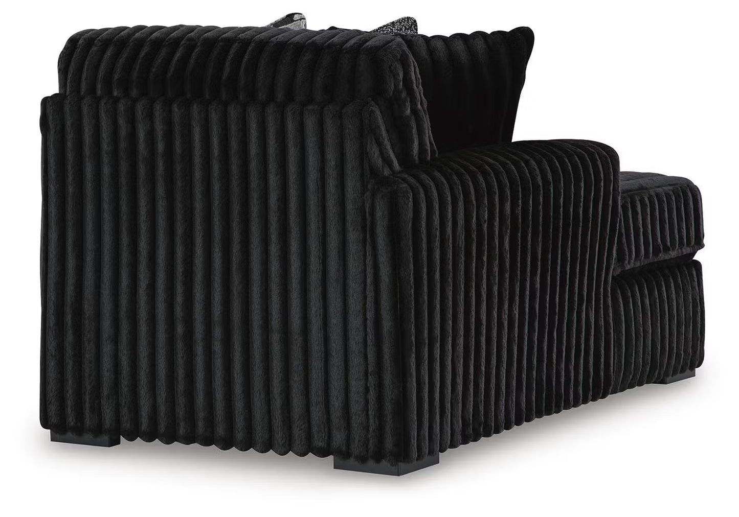 Midnight-Madness 4PC Sectional & Ottoman Set