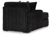 Midnight-Madness 4PC Sectional & Ottoman Set