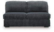 Midnight-Madness Charcoal 3PC Sectional with Chaise Set