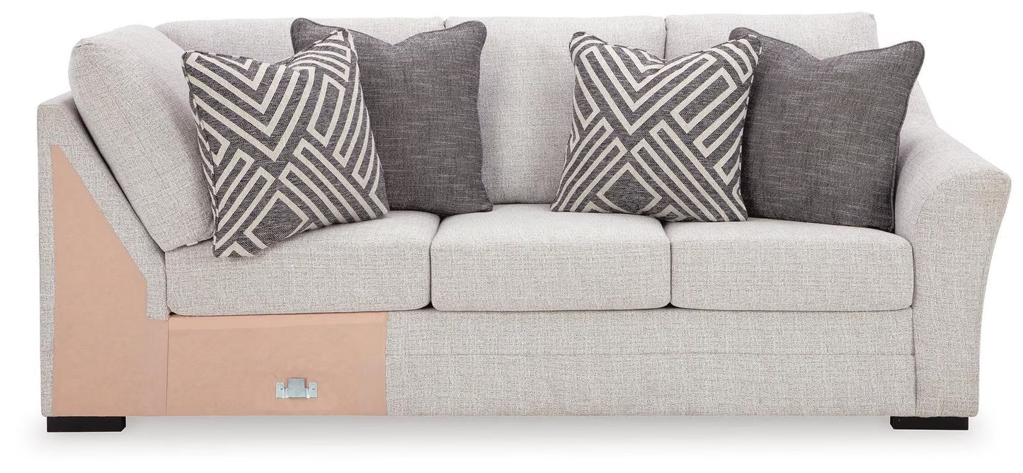 Koralynn 3PC Sectional & Oversized Accent Ottoman Set