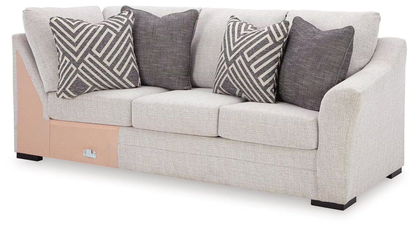 Koralynn 3PC Sectional & Oversized Accent Ottoman Set