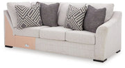 Koralynn 3PC Sectional & Oversized Accent Ottoman Set