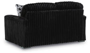 Midnight-Madness Sofa, Loveseat & Oversized Ottoman 3PC Living Room Set