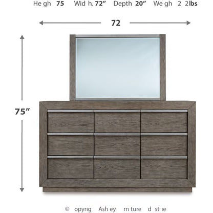 Anibecca Bedroom Dresser & Mirror