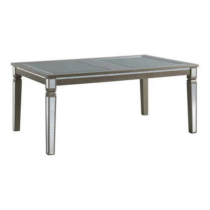 14.5 Dining Table Metallic Copper/Glass