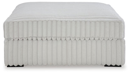 Stupendous 3-Piece Sectional & Oversized Accent Ottoman Set