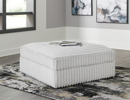 Stupendous 3-Piece Sectional & Oversized Accent Ottoman Set