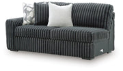 Midnight-Madness Charcoal 3PC Sectional with Chaise Set