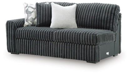 Midnight-Madness Charcoal 3PC Sectional with Chaise Set
