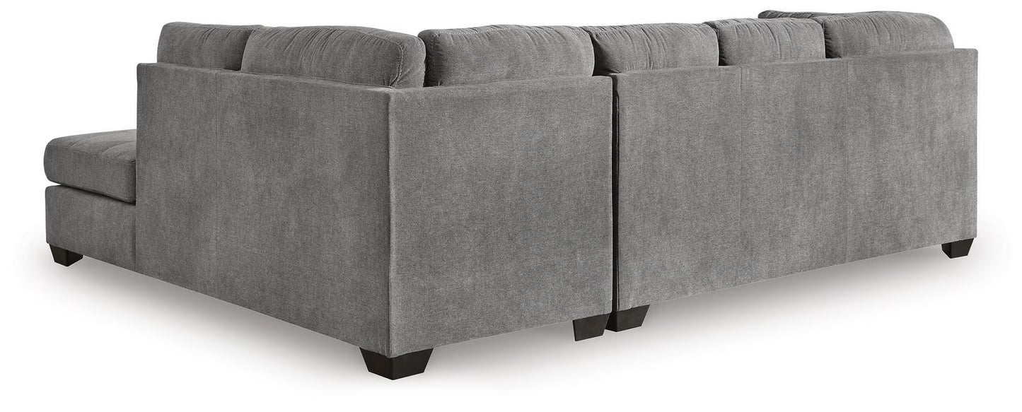 Marleton 2PC Sectional & Oversized Accent Ottoman Set
