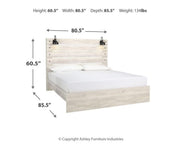 Cambeck Panel 6PC Bedroom Set with 2 Nightstands