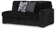 Midnight-Madness 4PC Sectional & Ottoman Set