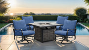 Segovia Swivel Glider Arm Chair (2/CTN)