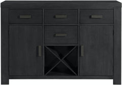 Grady Black 8PC Dining Set with Server