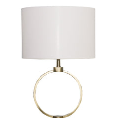Grid Metal Circular Table Lamp