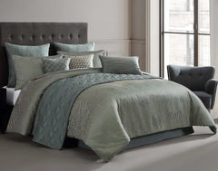 Haldon Green Comforter Set
