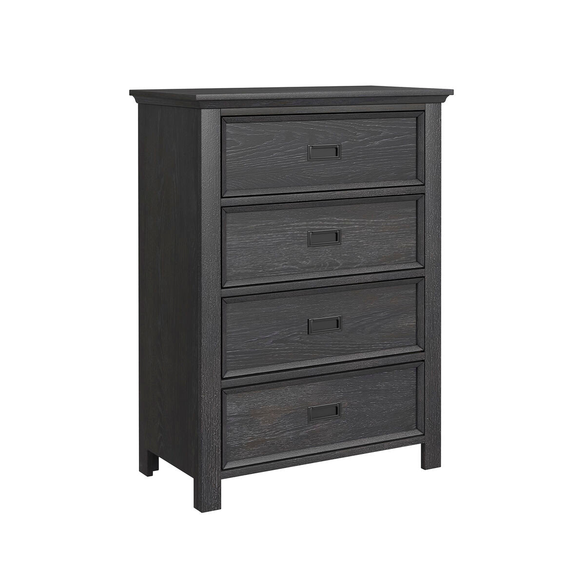 Hampton Kids 4-Drawer Chest in Charcoal