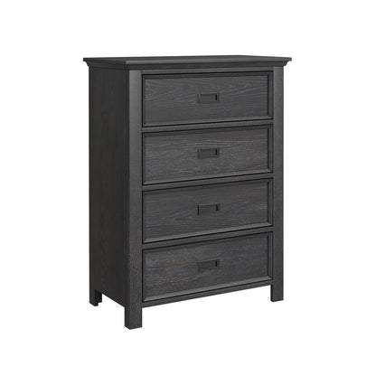 Hampton Kids 4-Drawer Chest in Charcoal