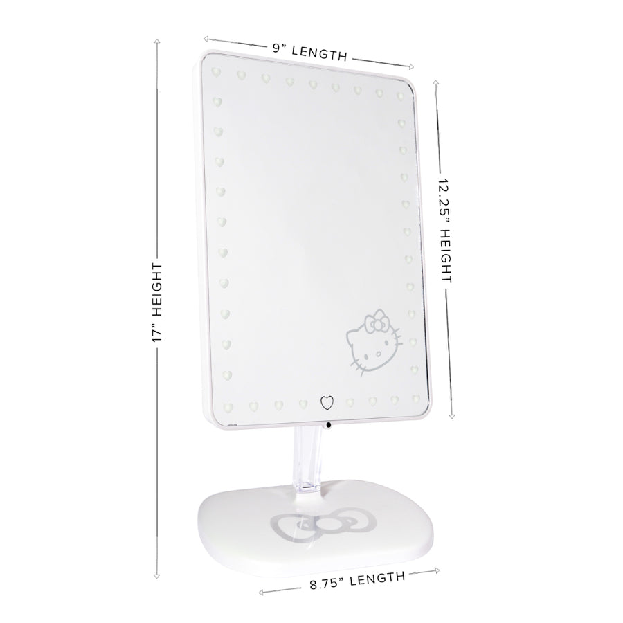 Hello Kitty Edition Touch Pro LED Makeup Mirror with Bluetooth Audio+Speakerphone & USB Charger