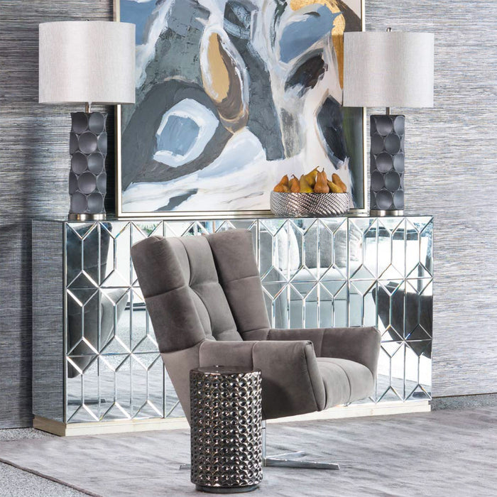 Waterford Sideboard | Beveled Mirror With Champagne Finish | 4 Door