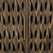 APARADOR RAJA | Acabado en nogal oscuro sobre madera de mango | 4 puertas 