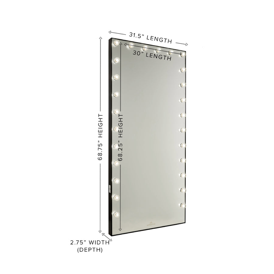 Hollywood Glow¬Æ FL Pro Vanity Floor Mirror