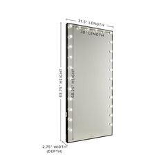 Hollywood Glow¬Æ FL Pro Vanity Floor Mirror
