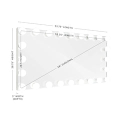 Hollywood Glow® Panorama Extra Wide Vanity Mirror